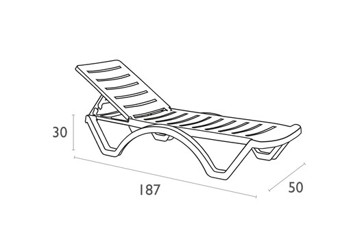 Siesta Ležaljka AQUA