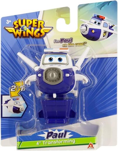 SUPER WINGS 10cm transformacija Paul