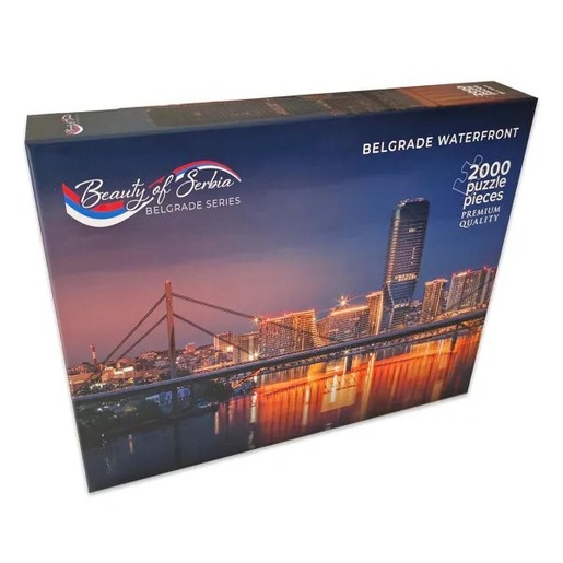 Beauty of Serbia Puzzle -Beograd na vodi 2000 pcs