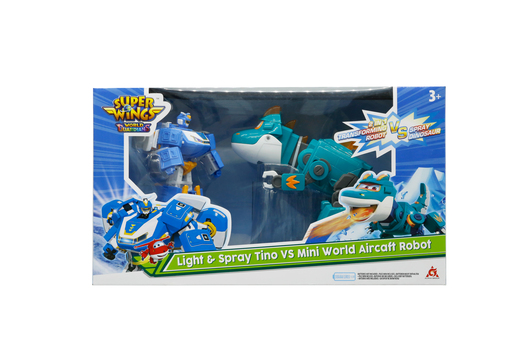 SUPER WINGS svetla i prskalica Tino