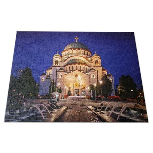 Beauty of Serbia Puzzle -Hram Svetog Save 1000 pcs