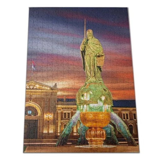 Beauty of Serbia Puzzle - Spomenik Stefanu Nemanji 500 pcs