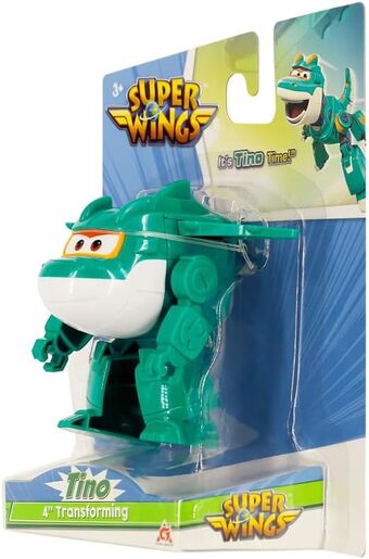 SUPER WINGS 10cm transformacija Tino