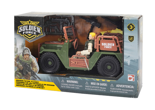 Soldier Force patrola na misiji atv playset
