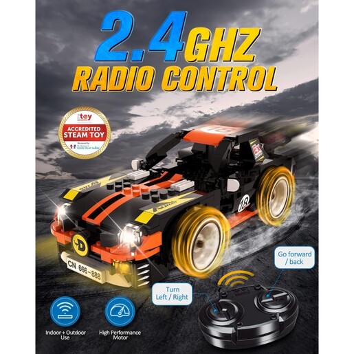 Wise Blocks - Mini trkački automobil na daljinsko upravljanje