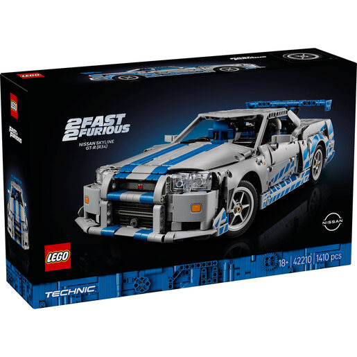 LEGO Nissan Skyline GT-R (R34) automobil iz Paklenih ulica 2 42210