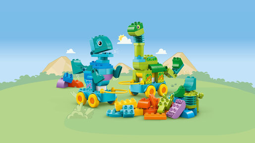 LEGO 3u1 Dinosaurusi na točkovima 10451