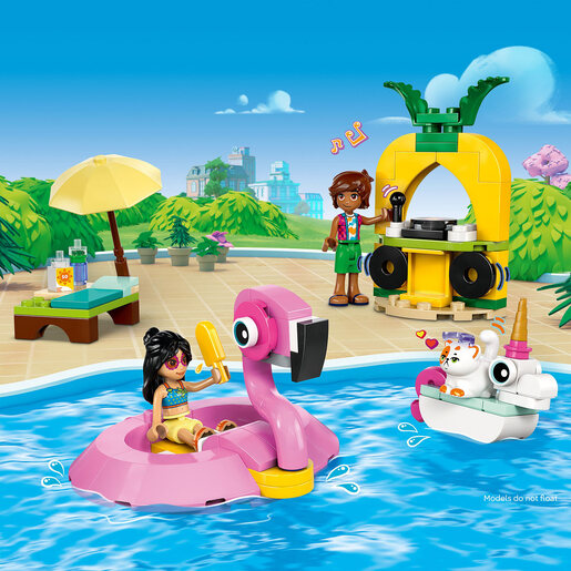 LEGO Zabava na bazenu s jednorogom i flamingom 42658