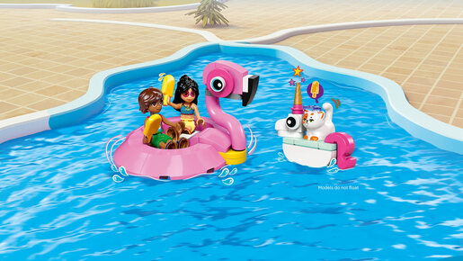 LEGO Zabava na bazenu s jednorogom i flamingom 42658