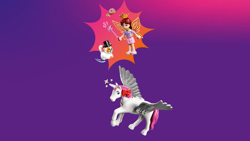 LEGO Maskenbal s jednorogom i vilom 42661