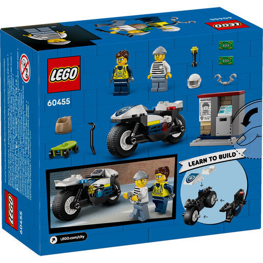 LEGO® City Potjera na policijskom motociklu 60455