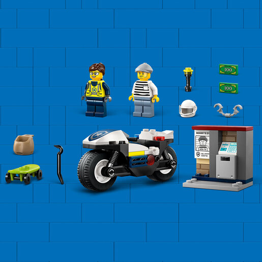 LEGO® City Potjera na policijskom motociklu 60455