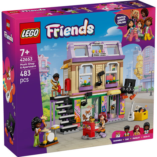 LEGO Muzička prodavnica i stan 42653