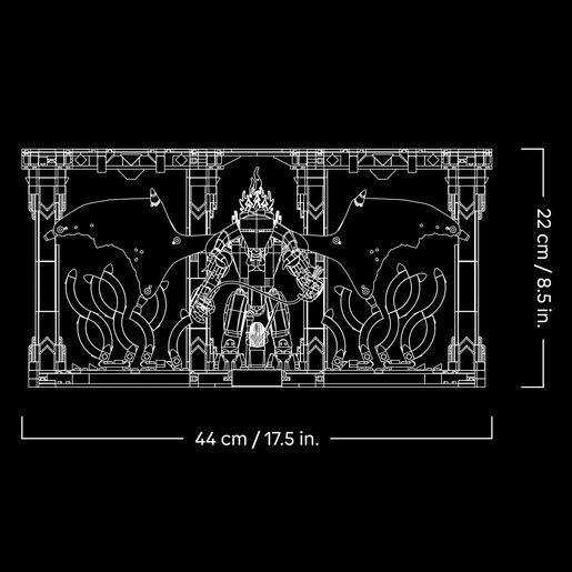 LEGO® Gospodar prstenova: Balrog™ u kutku među knjigama 10367