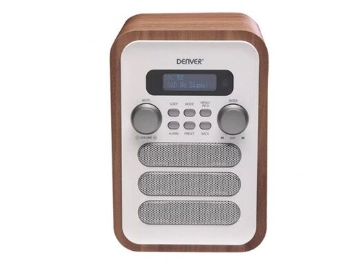 Denver DAB-48, White FM Radio