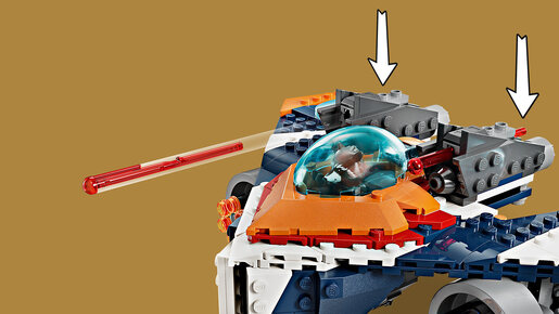 LEGO Roketova Ratna ptica protiv Ronana 76278