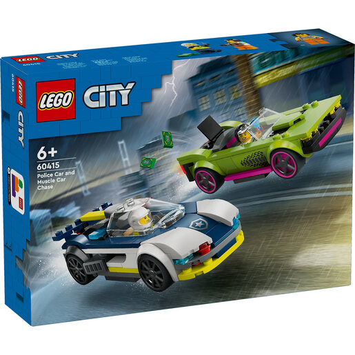 LEGO Jurnjava policijskog automobila i masel kara 60415