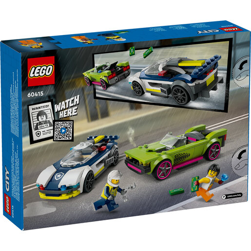 LEGO Jurnjava policijskog automobila i masel kara 60415