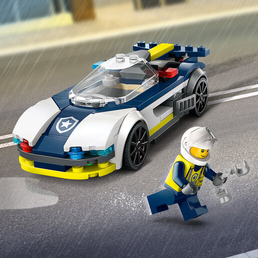 LEGO Jurnjava policijskog automobila i masel kara 60415
