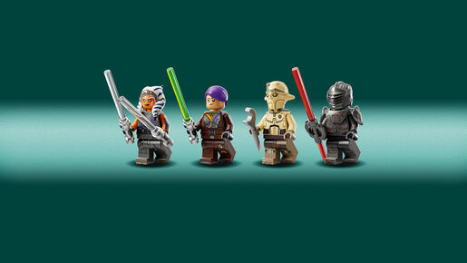 LEGO Asoka Tanin T-6 džedajski brod 75362