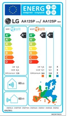 LG inverter klima uređaj Air Mirror AA12SP