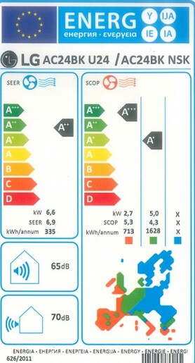 LG inverter klima uređaj Mirror AC24BK