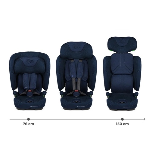 KINDERKRAFT AUTOSEDISTE FIX2GO I-SIZE 76-150CM NAVY KCFI2GO0NAV0000