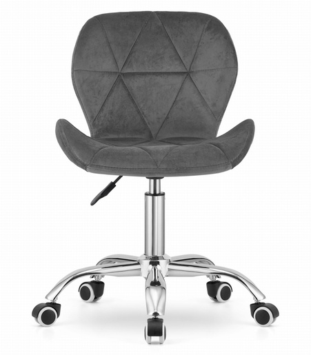 Oskar AVOLA somotna rotirajuća stolica - tamno siva 3667_1-AV-DO21