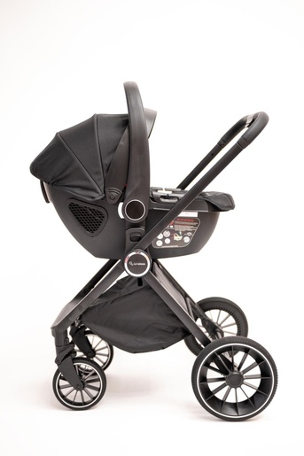 La Mama ALVI kolica za bebe 3u1 - black LMALVIBLCK000