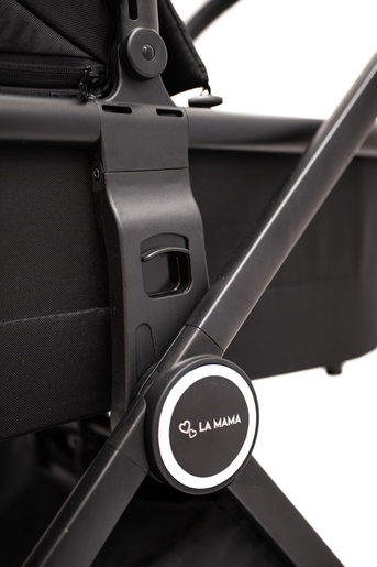 La Mama ALVI kolica za bebe 3u1 - black LMALVIBLCK000
