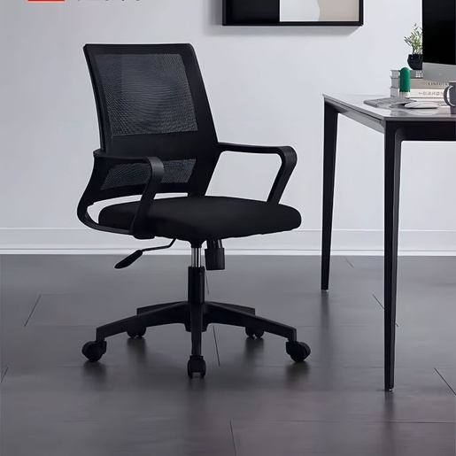 ModernHome Kancelarijska stolica sa anatomski oblikovanim naslonom Black ModernHome OF-2220