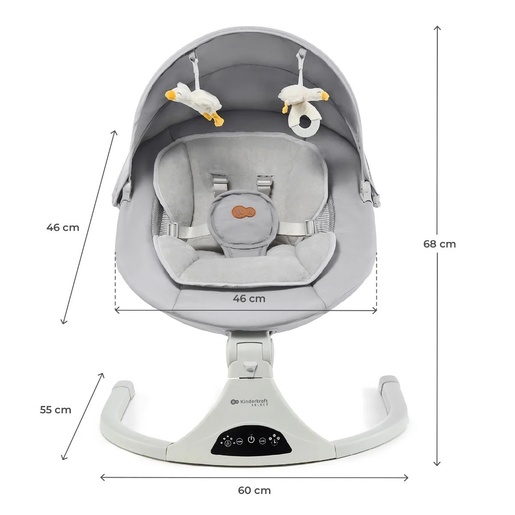 KINDERKRAFT NJIHALICA TULSY GREY KBTULS00GRY0000
