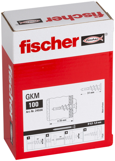 Fischer Metalni tipl za gips karton GKM 100 kom