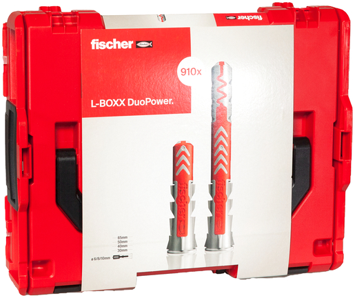 Fischer Set tiplova u kutiji DUOPOWER L-BOXX 102 (910) 910 kom