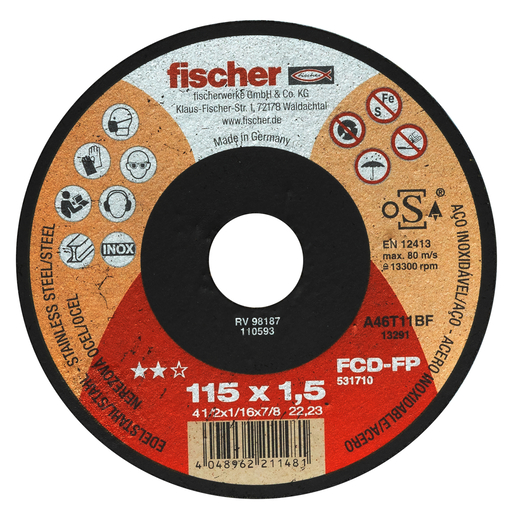 Fischer rezne ploče FCD-FP 115X1,5X22,23 PLUS 1 kom