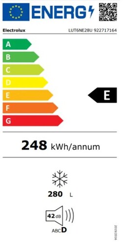 Electrolux zamrzivač LUT6NE28U