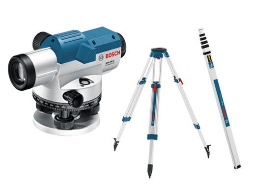 BOSCH Professional GOL 26 D + BT 160 + GR 500 KIT - Optički laser + građevinski stativ + merna letva
