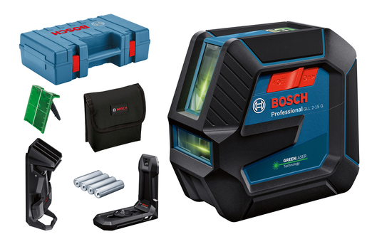 BOSCH Professional Laserski laser GLL 2-15 G SET 0601063W02
