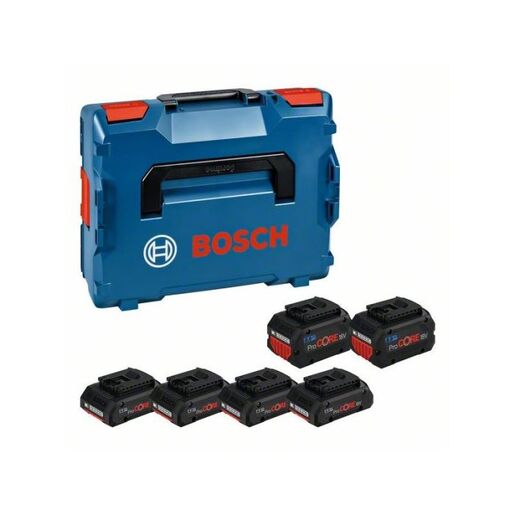 BOSCH Professional 6 akumulatora AKU-PAKET 4 PC18V4.0 i 2 PC18 V 8.0 1600A02A2T