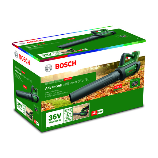 BOSCH AdvancedLeafBlower 36V-750 (solo-alat) baštenski duvač, akumulatorski 06008C6001