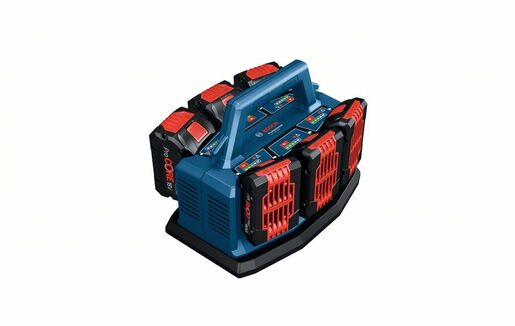 BOSCH Professional GAL 18V6-80 brzi punjač za 6 akumulatora 1600A01U9L