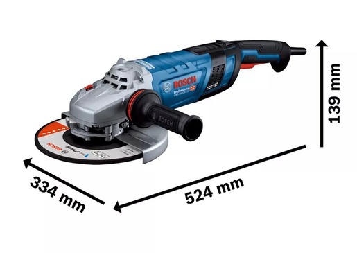 BOSCH Professional ugaona brusilica GWS 30-230 PB Solo alat 06018G1100