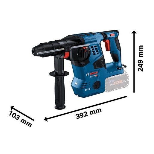 BOSCH Professional bušaći čekić GBH 18V-28 CF + bežični usisivač GDE solo 0611921004