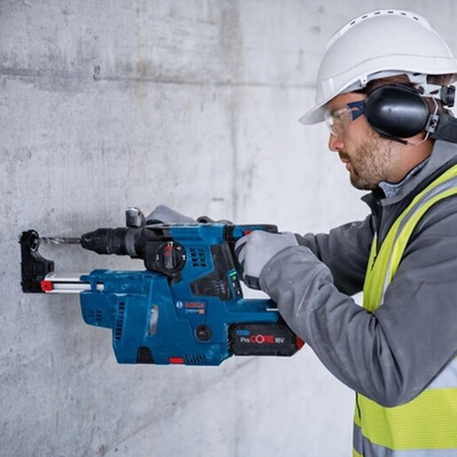 BOSCH Professional bušaći čekić GBH 18V-28 CF + bežični usisivač GDE solo 0611921004