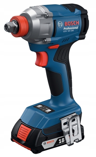 BOSCH Professional set aku alata GDX 18V-285 akumulatorski udarni odvrtač-odvrtač + GSR 185-LI akumulatorska bušilica-odvrtač (2x2.0Ah akumulator, punjač GAL 18V-20, kofer) 06019N2123