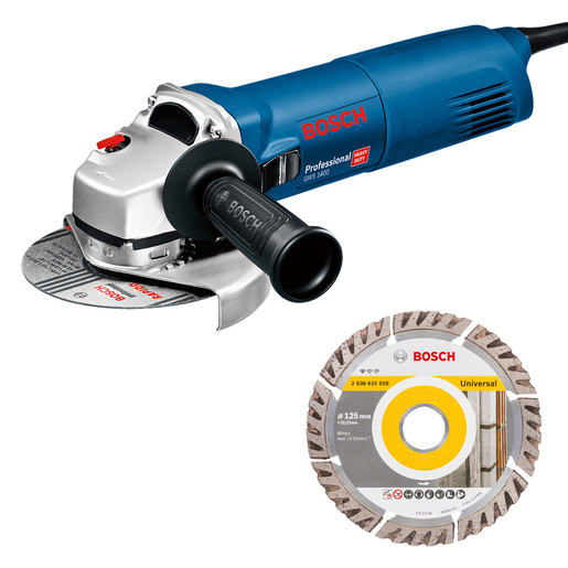 BOSCH Professional ugaona brusilica GWS 1400 + dijamantna rezna ploča 0615990N1V