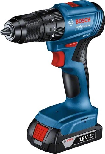 BOSCH Professional set aku alata GDX 18V-285 akumulatorski udarni odvrtač-odvrtač + GSB 185-LI akumulatorska bušilica-odvrtač (2x2.0Ah akumulator, punjač GAL 18V-20, kofer) 06019N2124