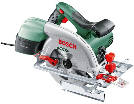 BOSCH kružna testera PKS 55 A + precizna oštrica, 24 zuba 0603501002