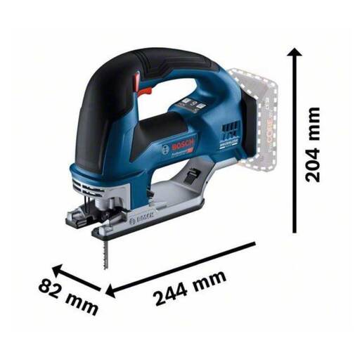 BOSCH Professional aku ubodna testera GST 18V-155 BC solo, L-BOXX 06015B1000
