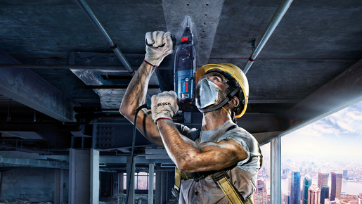 BOSCH Professional bušaći čekić GBH 240 + SDS plus set u kutiji za alat 0615990M99